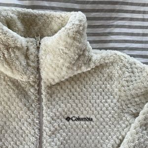 Columbia Fuzzy Zip Up Jacket
